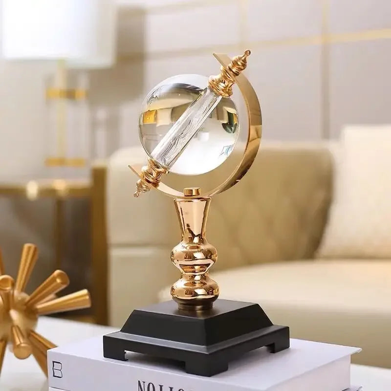 Crystal-Effect Resin Decorative Globe