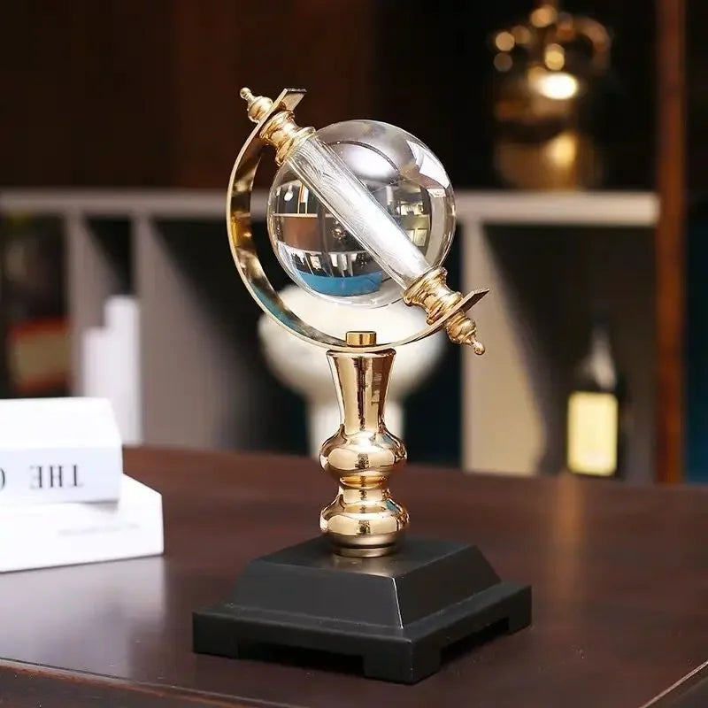 Crystal-Effect Resin Decorative Globe – view 3