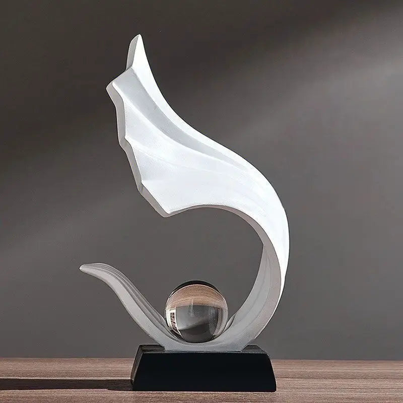 26.5cm Crystal-Effect Feng Shui Decorative Sculpture – view 2