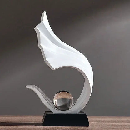26.5cm Crystal-Effect Feng Shui Decorative Sculpture – view 2