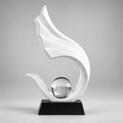 26.5cm Crystal-Effect Feng Shui Decorative Sculpture – view 4
