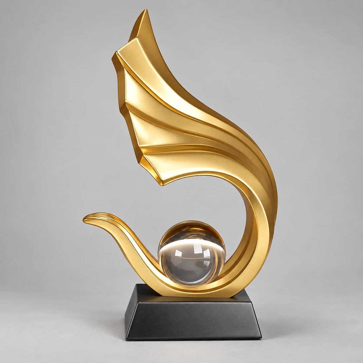 26.5cm Crystal-Effect Feng Shui Decorative Sculpture – view 5