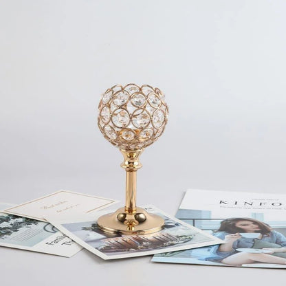Crystal-style decorative candle holder – view 3