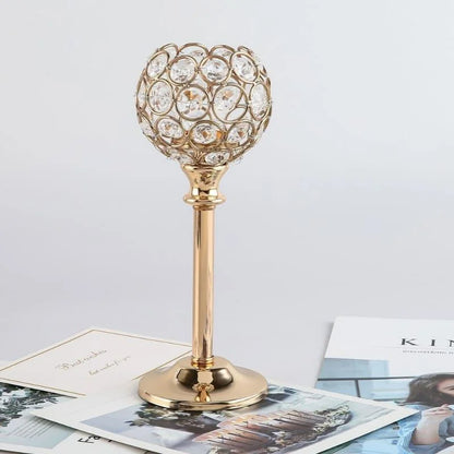Crystal-style decorative candle holder – view 5