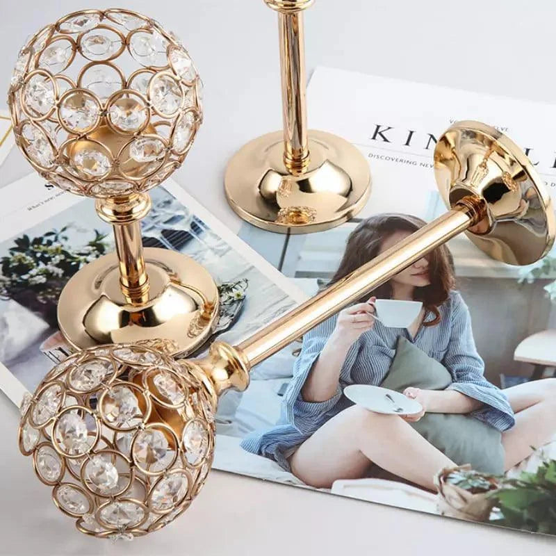 Crystal-style decorative candle holder – view 9