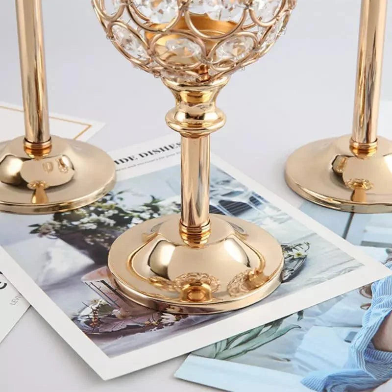 Crystal-style decorative candle holder – view 10