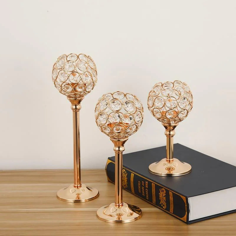 Crystal-style decorative candle holder – view 11