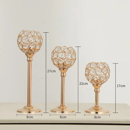Crystal-style decorative candle holder – view 13