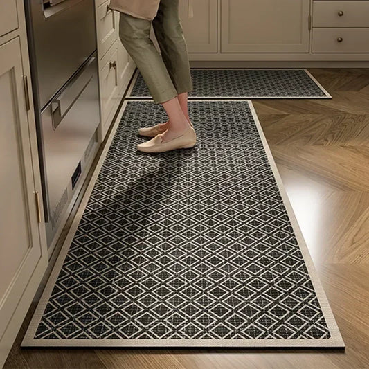 Dark Grey Diatomite Quick-Dry Kitchen Mat