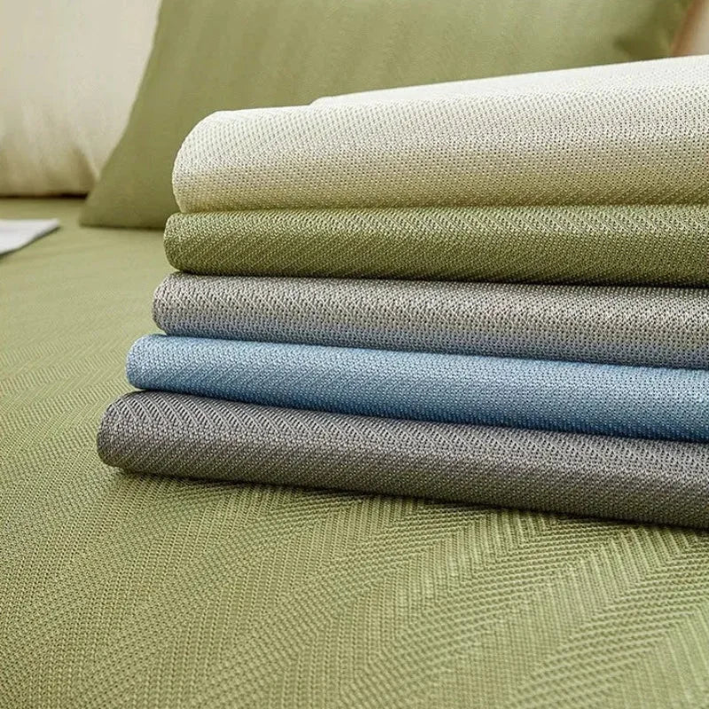 Dark Grey Quilted Non-Slip Sofa Cover – view 3