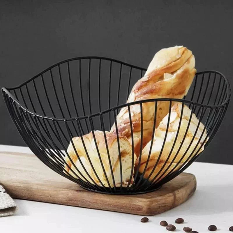 Decorative metal fruit basket – view 8