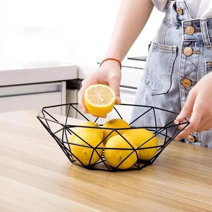 Decorative metal fruit basket – view 11