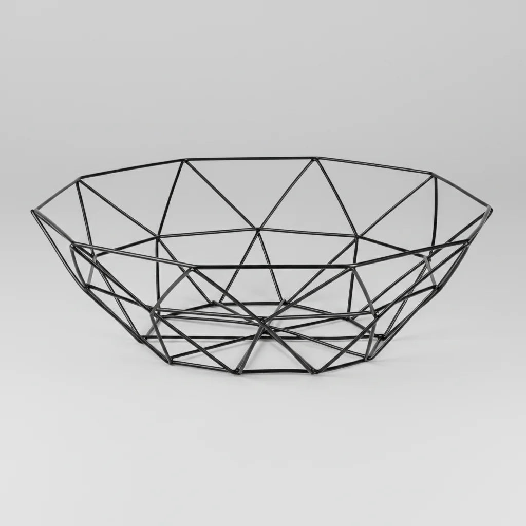 Decorative metal fruit basket – view 12