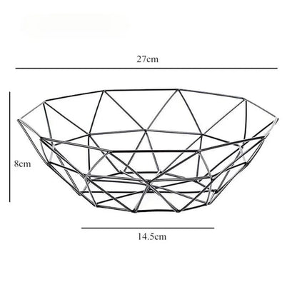 Decorative metal fruit basket – view 13
