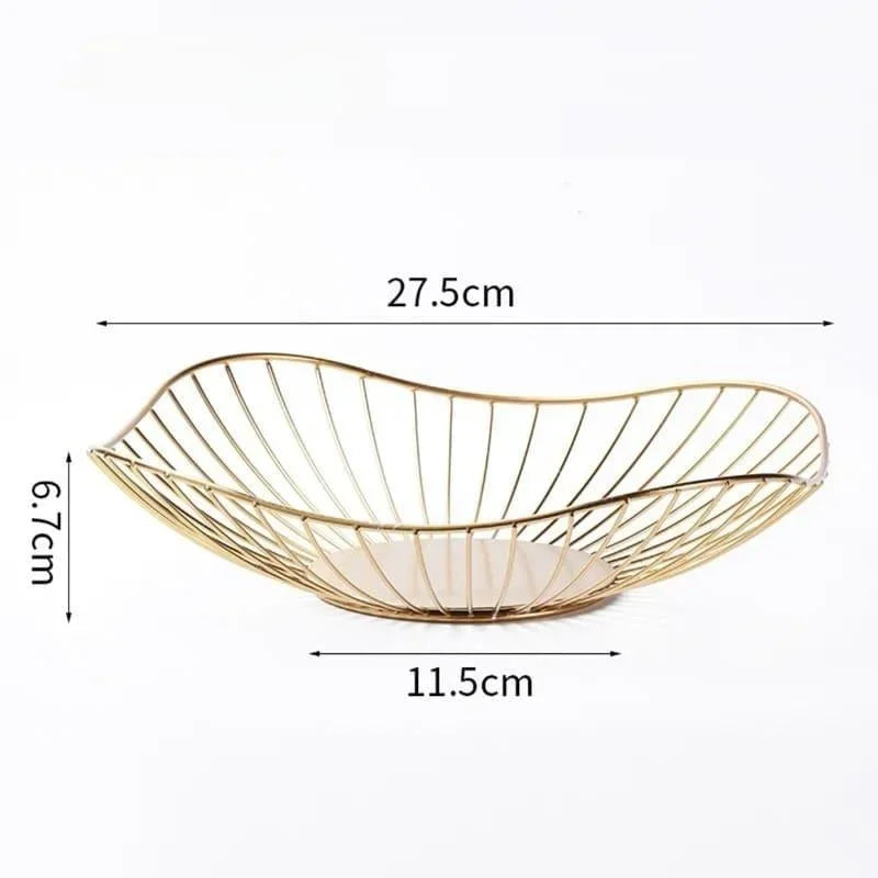 Decorative metal fruit basket – view 15