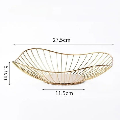 Decorative metal fruit basket – view 15