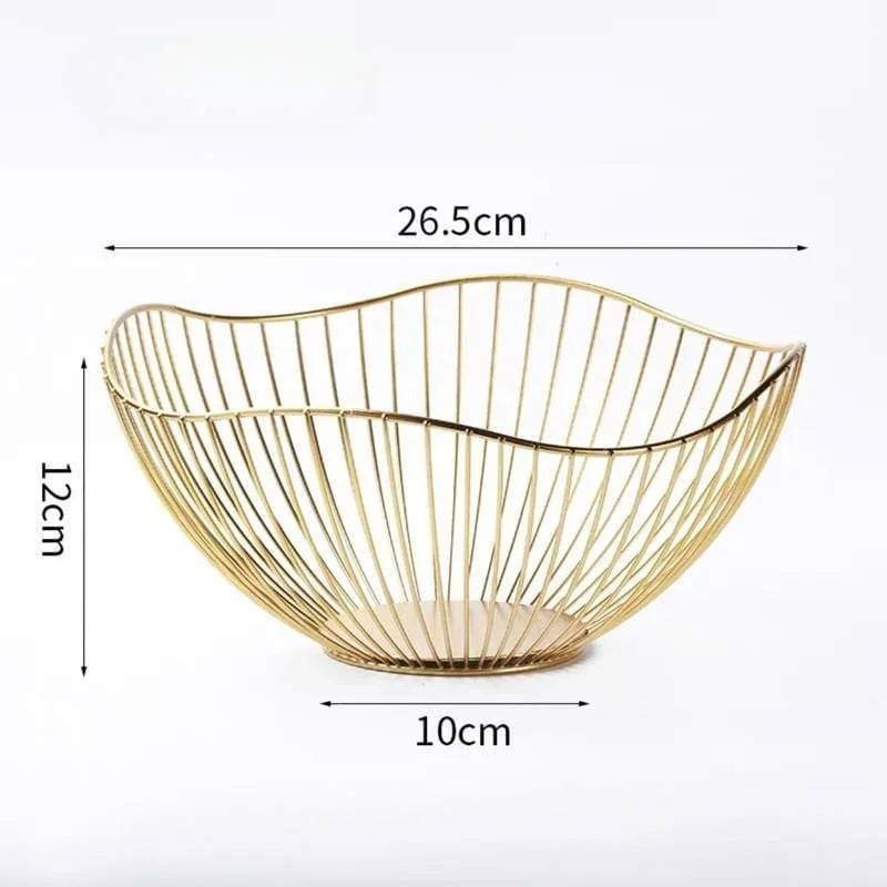Decorative metal fruit basket – view 17