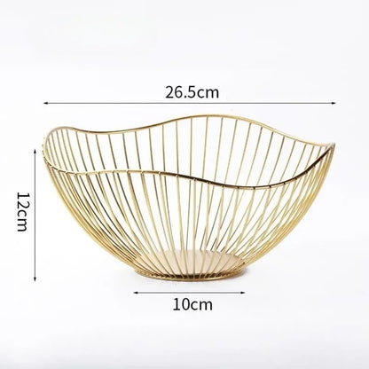 Decorative metal fruit basket – view 17