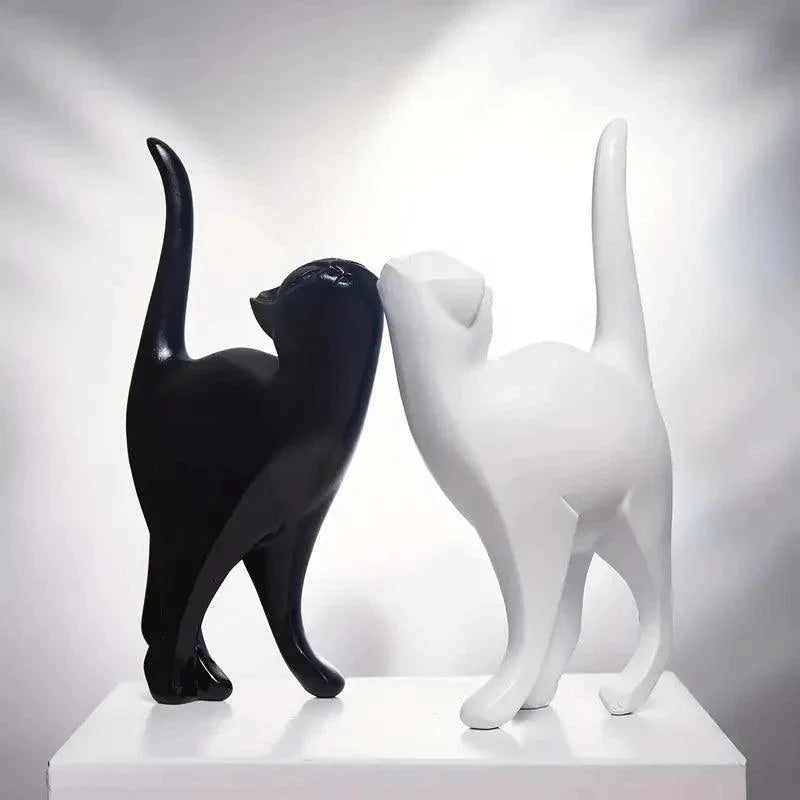 Decorative Resin Cat Sculptures – Models A & B – view 6