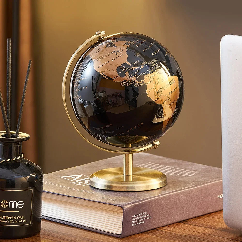 Decorative World Map Desk Globe – view 2
