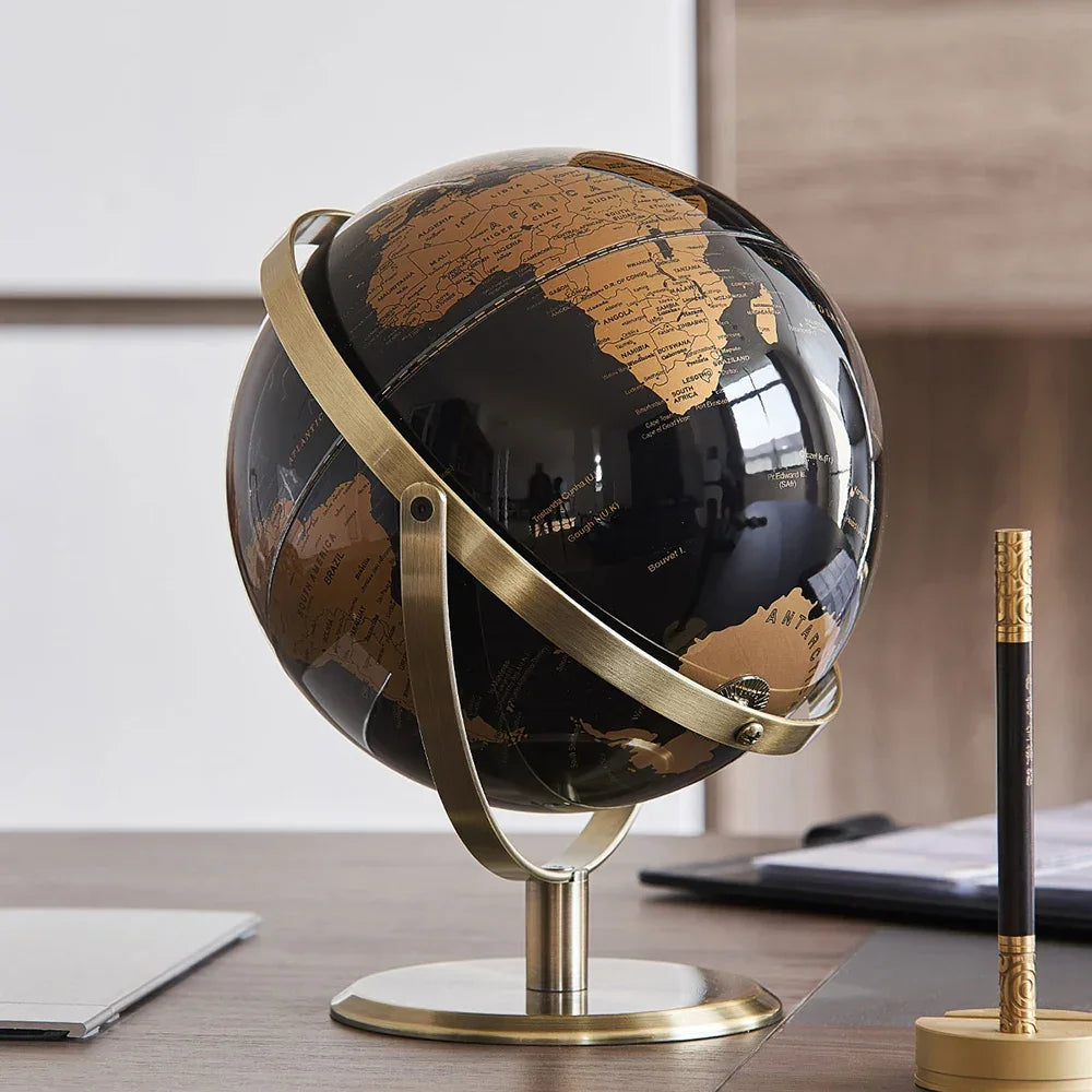 Decorative World Map Desk Globe – view 4