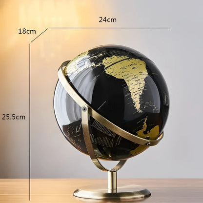 Decorative World Map Desk Globe – view 6
