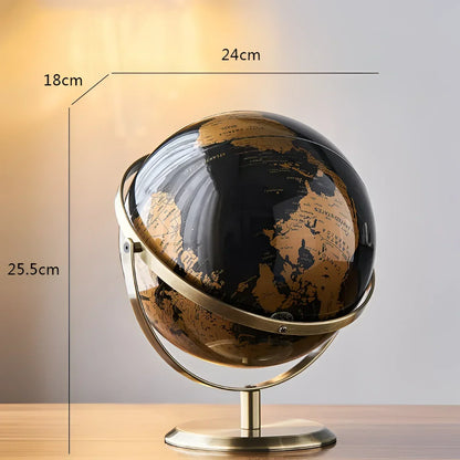 Decorative World Map Desk Globe – view 7