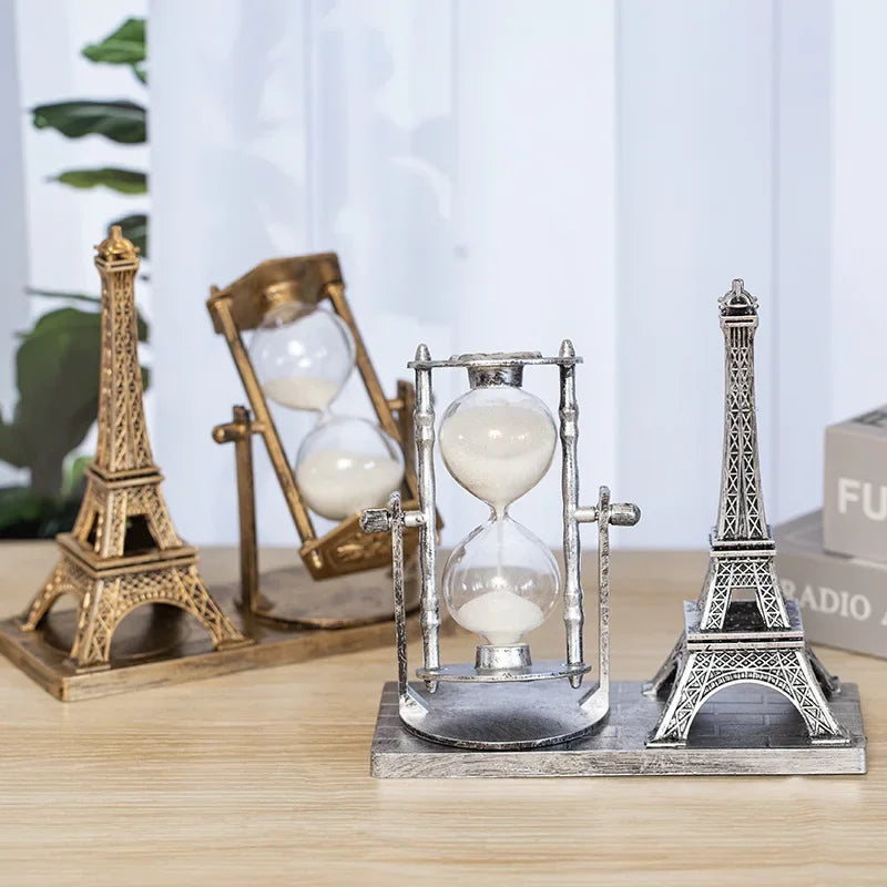 Eiffel Tower Retro Decorative Hourglass – view 2