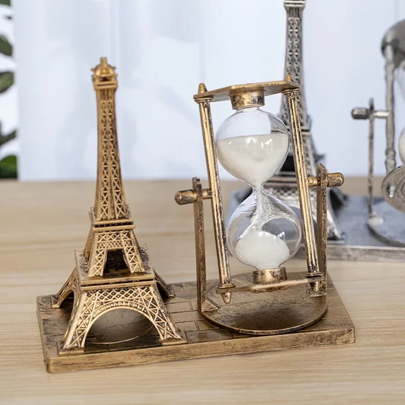 Eiffel Tower Retro Decorative Hourglass – view 4