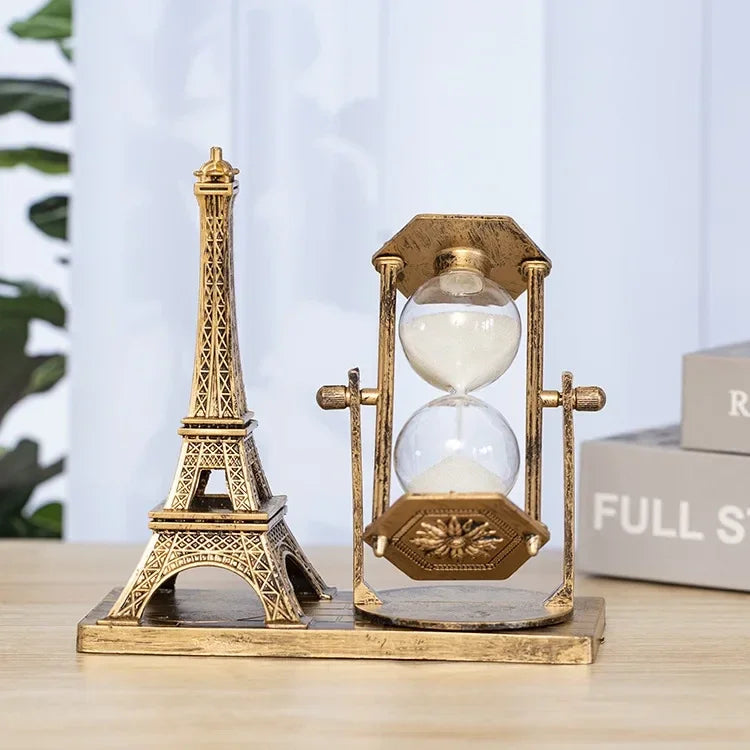Eiffel Tower Retro Decorative Hourglass – view 7