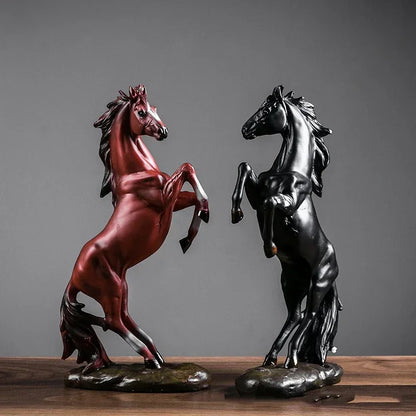 35cm Hand-Painted European-Style Horse Resin Sculpture – view 4