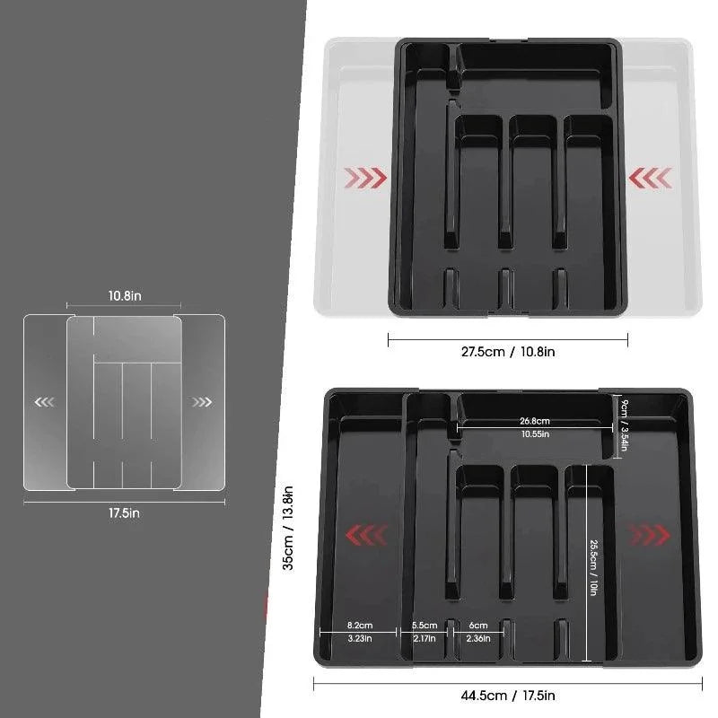 Expandable Kitchen Cutlery Drawer Organiser – view 5