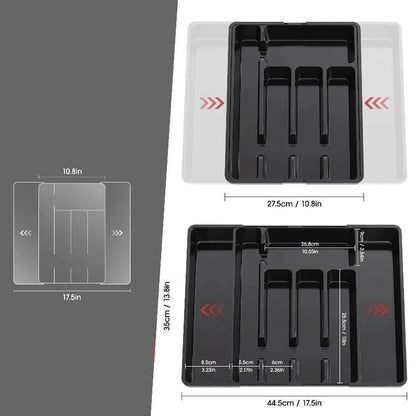 Expandable Kitchen Cutlery Drawer Organiser – view 5