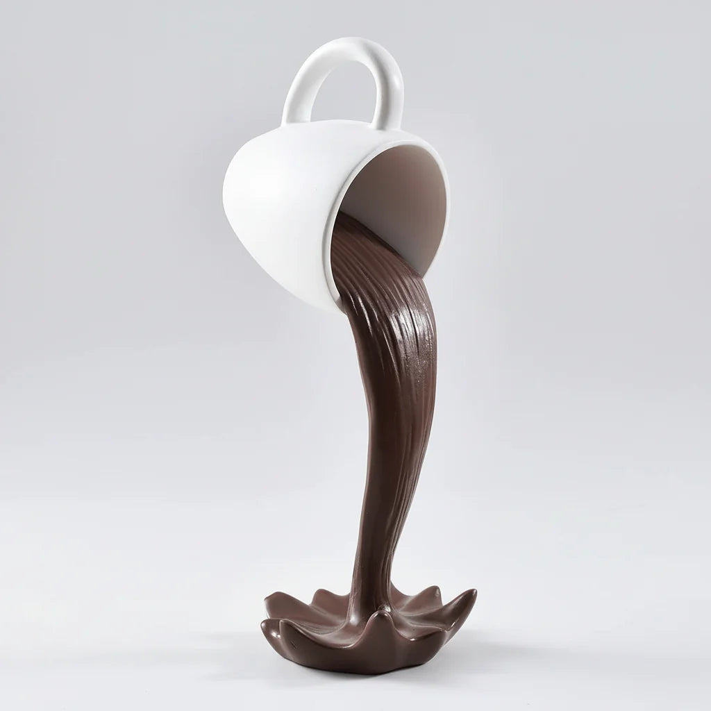3D Floating Cup Wall Sculpture – 2 Finishes – view 7
