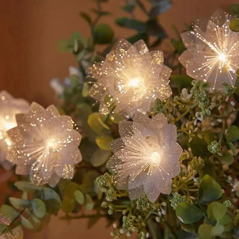 Floral LED Christmas String Lights – 2m or 3m – view 2