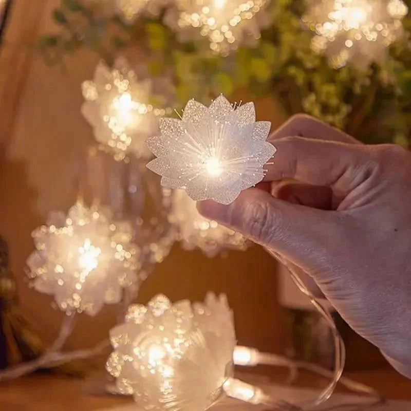 Floral LED Christmas String Lights – 2m or 3m – view 3