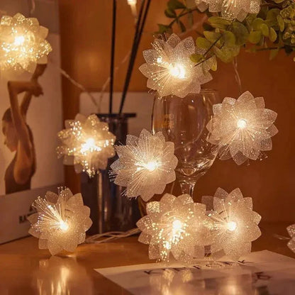Floral LED Christmas String Lights – 2m or 3m – view 4