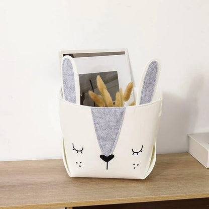 Foldable Kids Fabric Toy Storage Basket – view 7