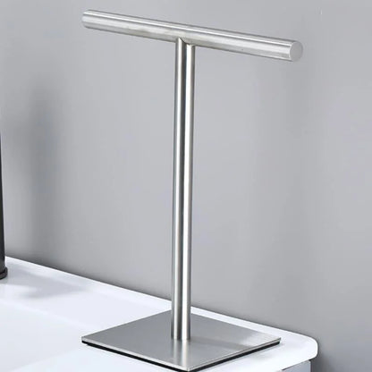 Freestanding Stainless Steel Towel Rack with Non-Slip Base – view 4