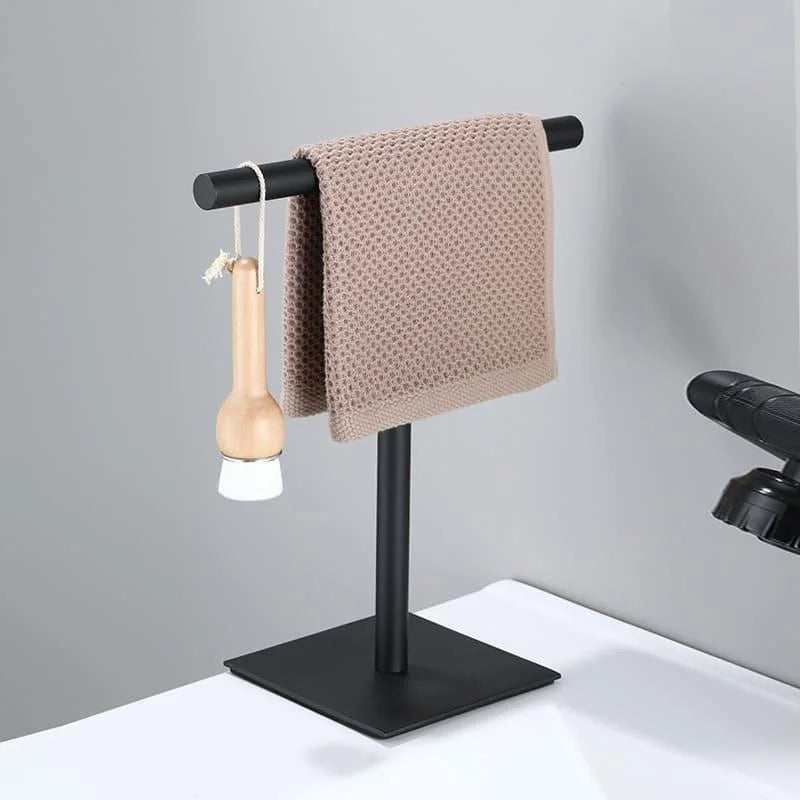 Freestanding Stainless Steel Towel Rack with Non-Slip Base – view 5