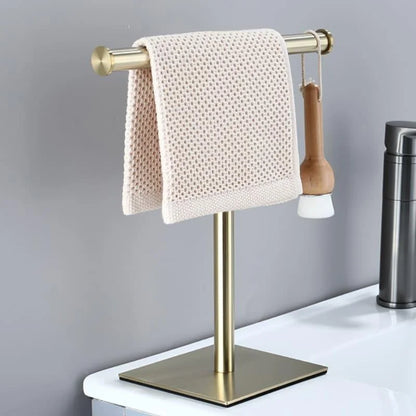 Freestanding Stainless Steel Towel Rack with Non-Slip Base – view 6