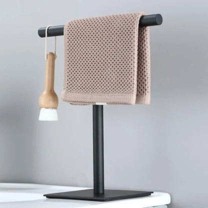 Freestanding Stainless Steel Towel Rack with Non-Slip Base – view 7