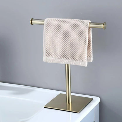Freestanding Stainless Steel Towel Rack with Non-Slip Base – view 8