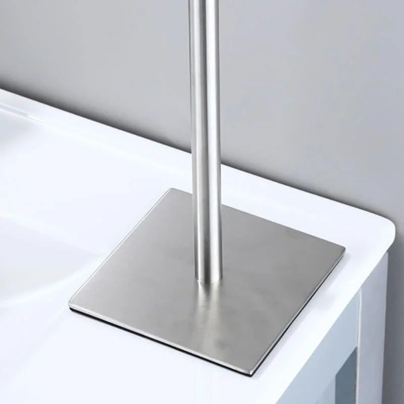 Freestanding Stainless Steel Towel Rack with Non-Slip Base – view 10