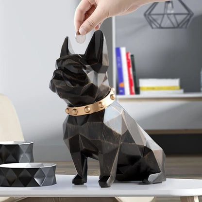 French Bulldog resin piggy bank