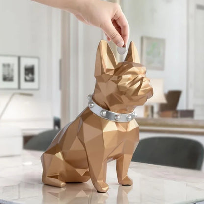 French Bulldog resin piggy bank – view 3