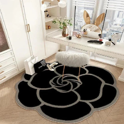 French Floral Non-Slip Area Rug