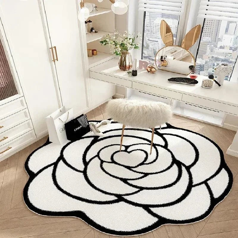 French Floral Non-Slip Area Rug – view 2