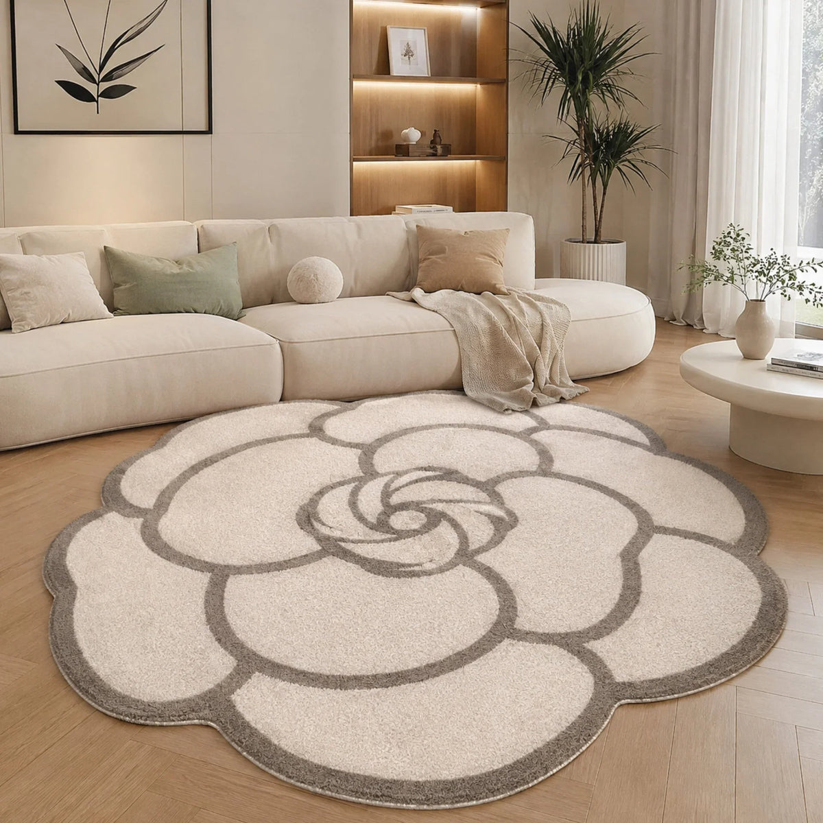 French Floral Non-Slip Area Rug – view 6