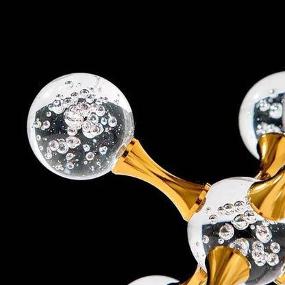 Geometric molecular crystal-style ornament – view 6